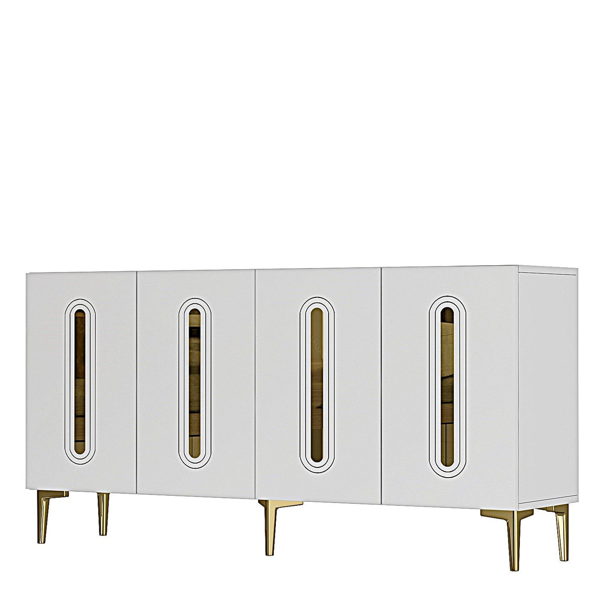 Μπουφές Λευκό
Χρυσό 150x32x75cm | 555CHM1391