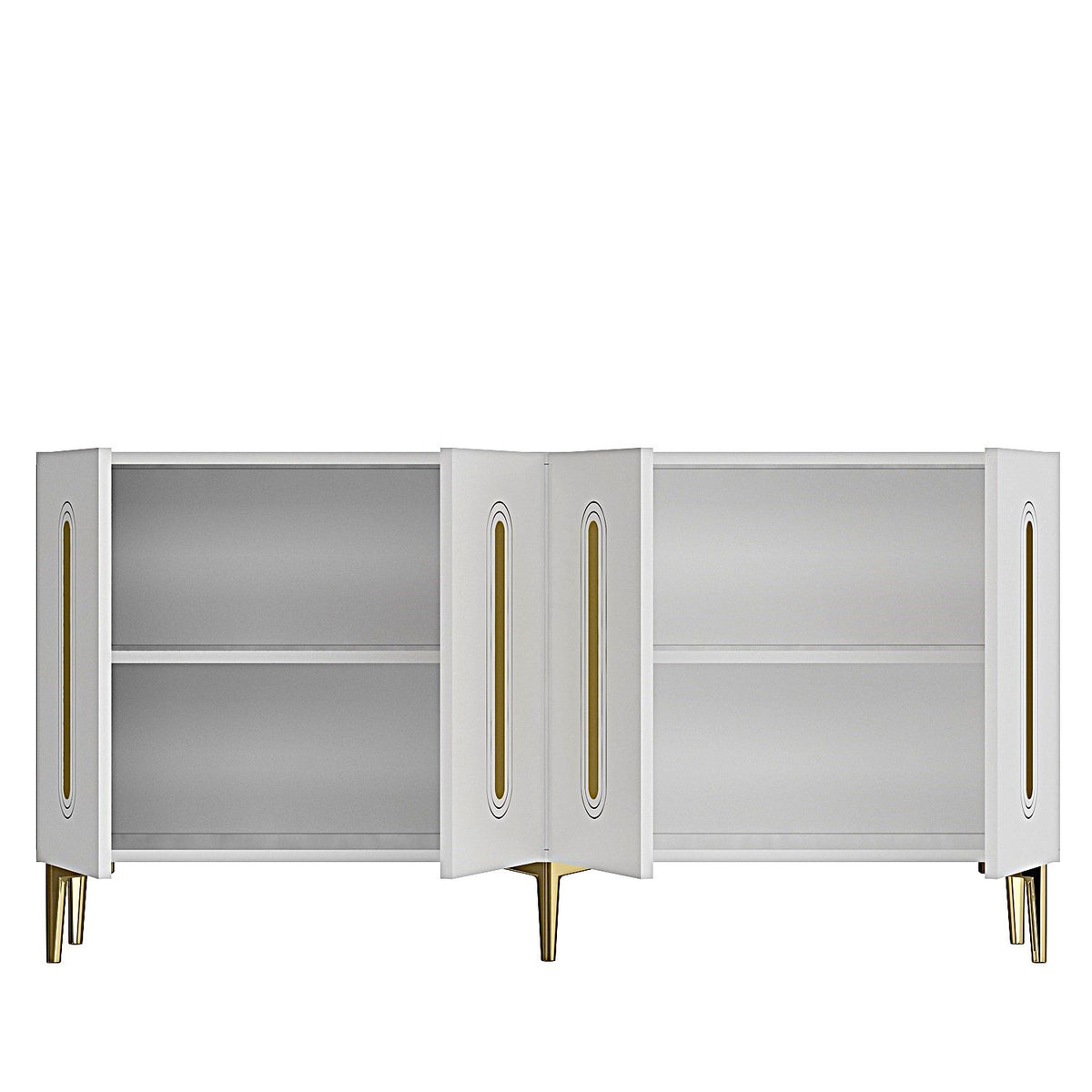 Μπουφές Λευκό
Χρυσό 150x32x75cm | 555CHM1391