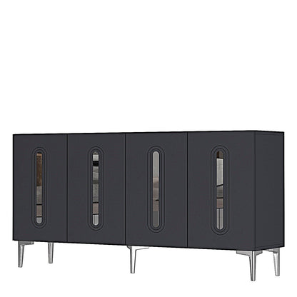 Μπουφές Ανθρακί
Ασημί 150x32x75cm | 555CHM1393