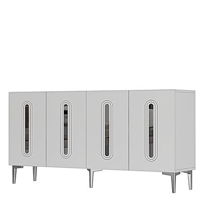 Μπουφές Λευκό
Ασημί 150x32x75cm | 555CHM1394