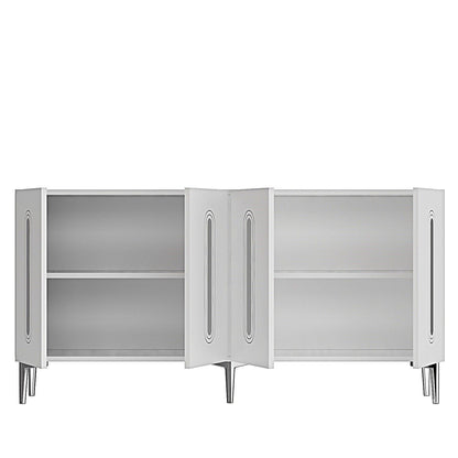 Μπουφές Λευκό
Ασημί 150x32x75cm | 555CHM1394