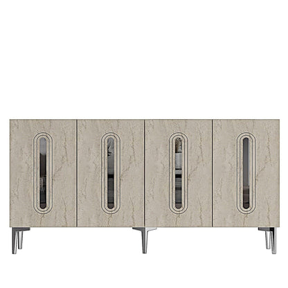 Μπουφές Λευκό
Τραβερτίνη
Ασημί 150x32x75cm | 555CHM1395