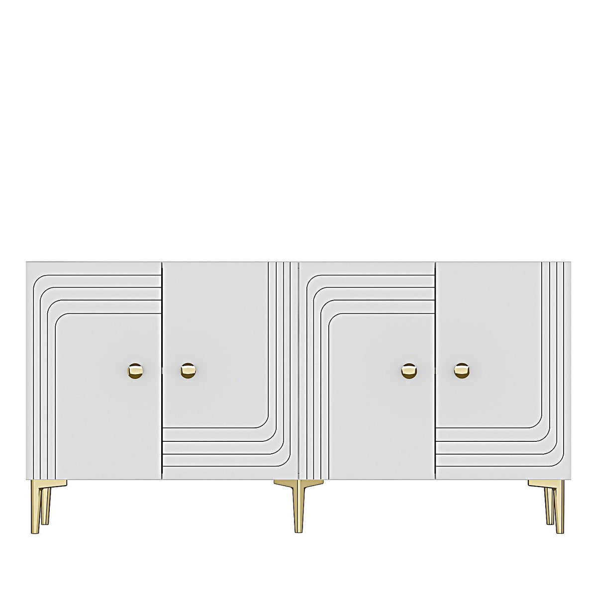 Μπουφές Λευκό
Χρυσό 150x32x75cm | 555CHM1397