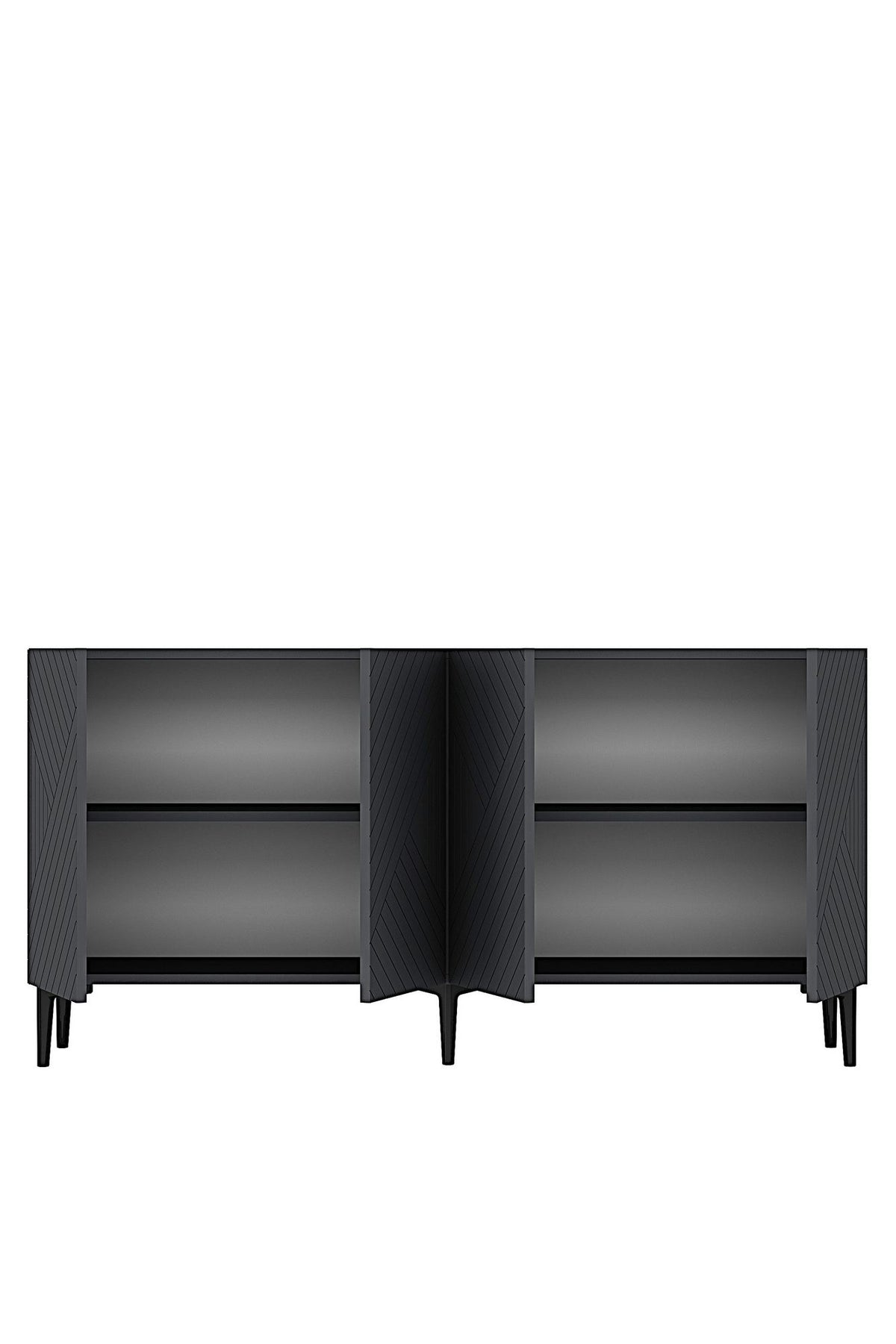 Μπουφές Ανθρακί 150x32x75cm | 555CHM1399