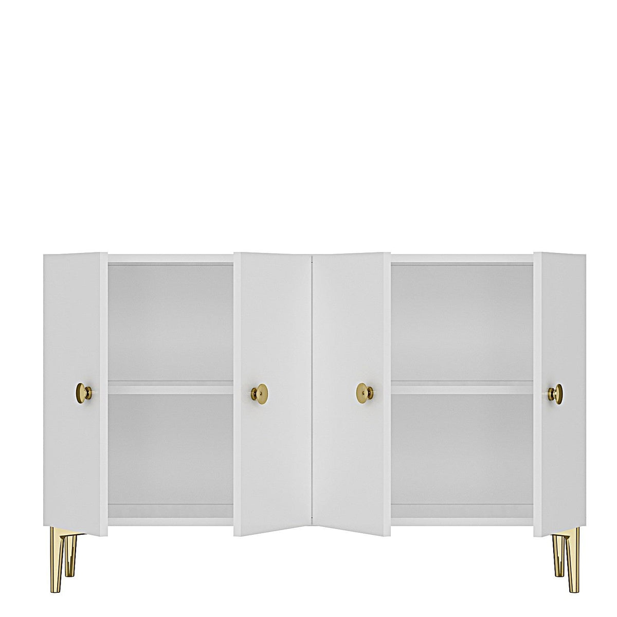 Μπουφές Λευκό 120x32x75cm | 555CHM1406