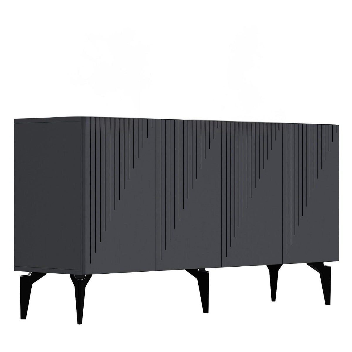 Κονσόλα Μπουφές 150x79x32 εκ Ανθρακί 555CHM1714