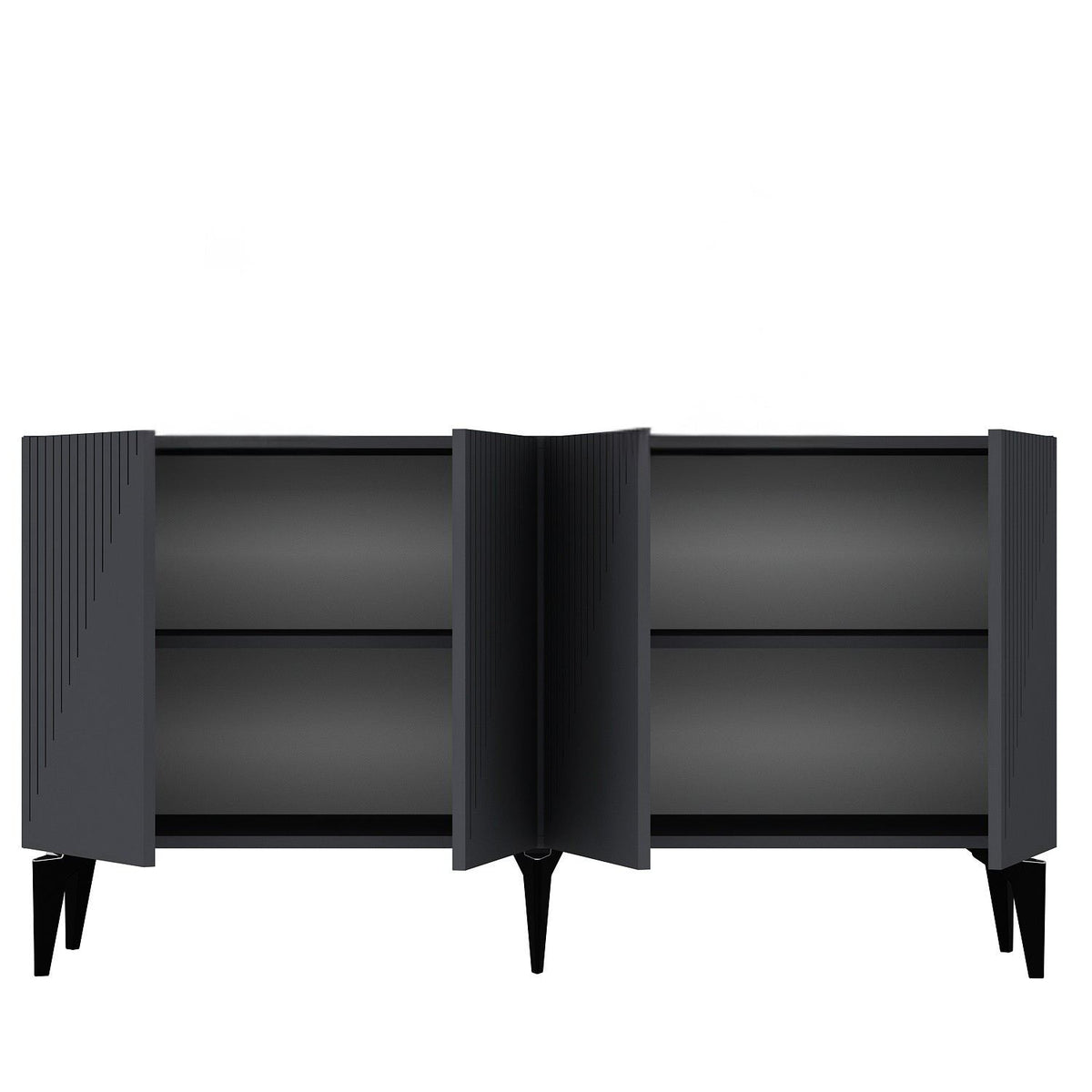 Κονσόλα Μπουφές 150x79x32 εκ Ανθρακί 555CHM1714