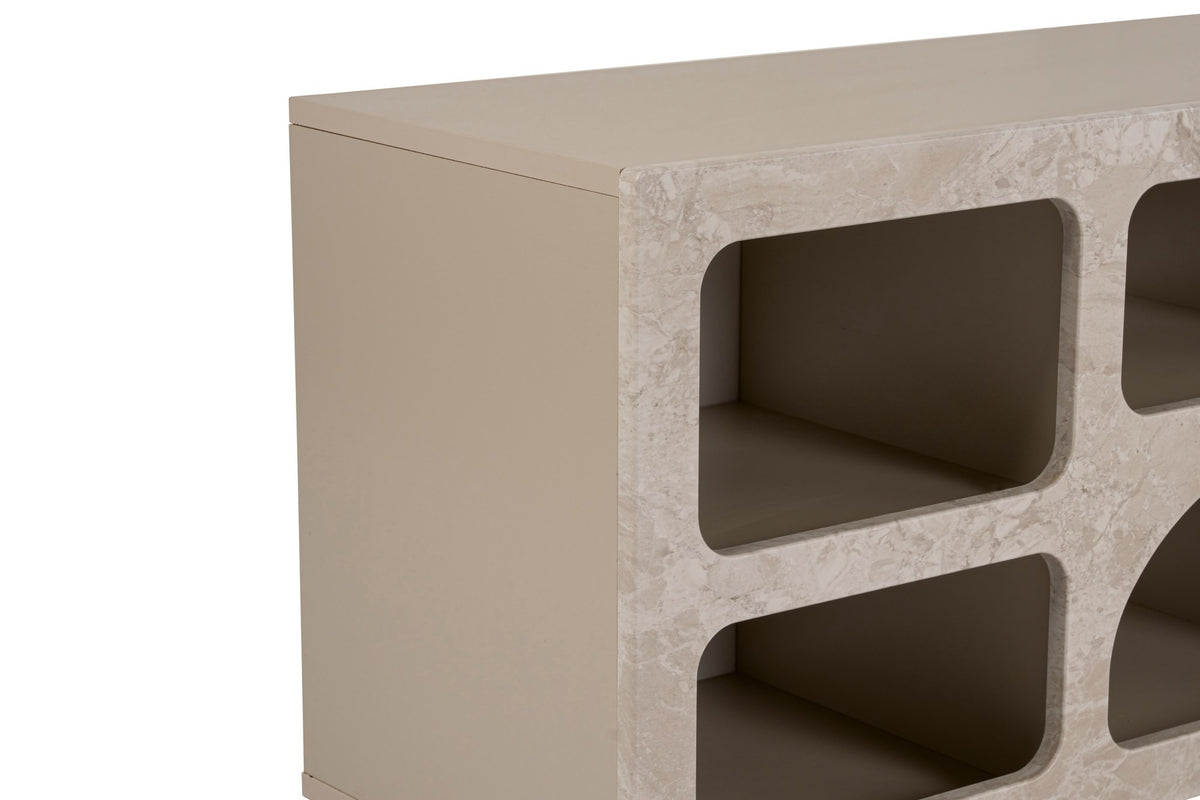 Μπουφές Traverten Μάρμαρο 
Sandstone 160x40x51cm | 563NRD1106