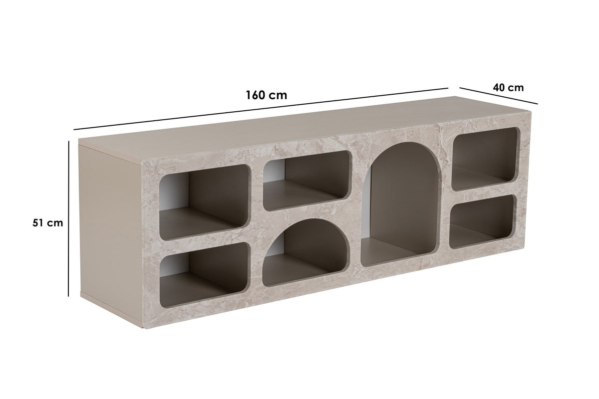 Μπουφές Traverten Μάρμαρο 
Sandstone 160x40x51cm | 563NRD1106