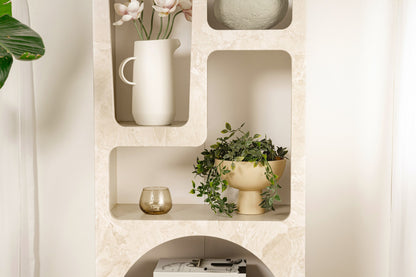 Βιβλιοθήκη 60 × 32 × 150 εκ. Traverten Marble Sandstone GR563NRD1302