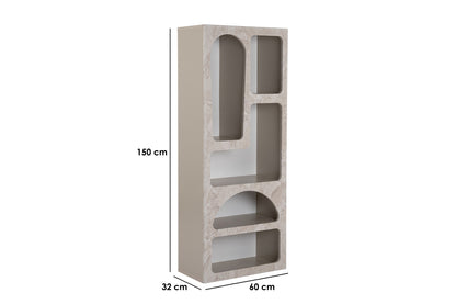 Βιβλιοθήκη 60 × 32 × 150 εκ. Traverten Marble Sandstone GR563NRD1302
