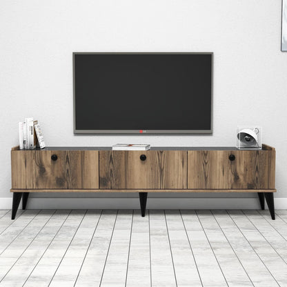 Έπιπλο Τηλεόρασης TV Βάση Σύνθεση Καρυδί Marble | 566BMS1147