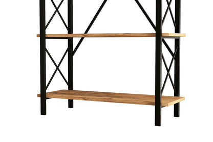 Βιβλιοθήκη 90 × 33,5 × 180 εκ. Atlantic Pine Μαύρο GR570VLT1113