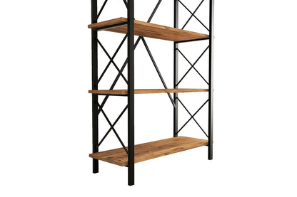 Βιβλιοθήκη 90 × 33,5 × 180 εκ. Atlantic Pine Μαύρο GR570VLT1113