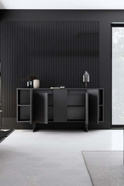 Μπουφές Ανθρακί
Μαύρο 160x35x80cm | 618BLY1175