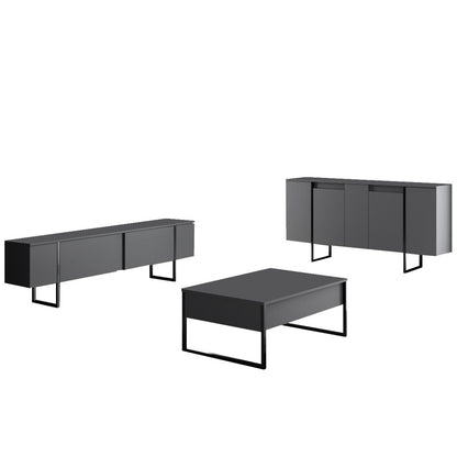 Μπουφές Ανθρακί
Μαύρο 160x35x80cm | 618BLY1175