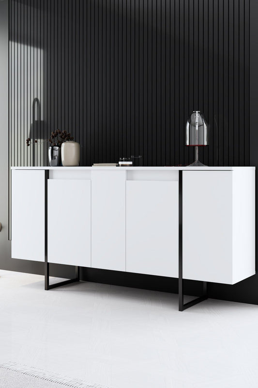Μπουφές Λευκό
Μαύρο 160x35x80cm | 618BLY1176