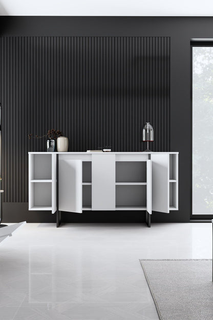 Μπουφές Λευκό
Μαύρο 160x35x80cm | 618BLY1176