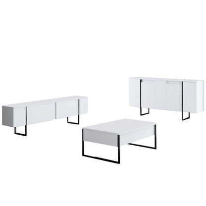 Μπουφές Λευκό
Μαύρο 160x35x80cm | 618BLY1176