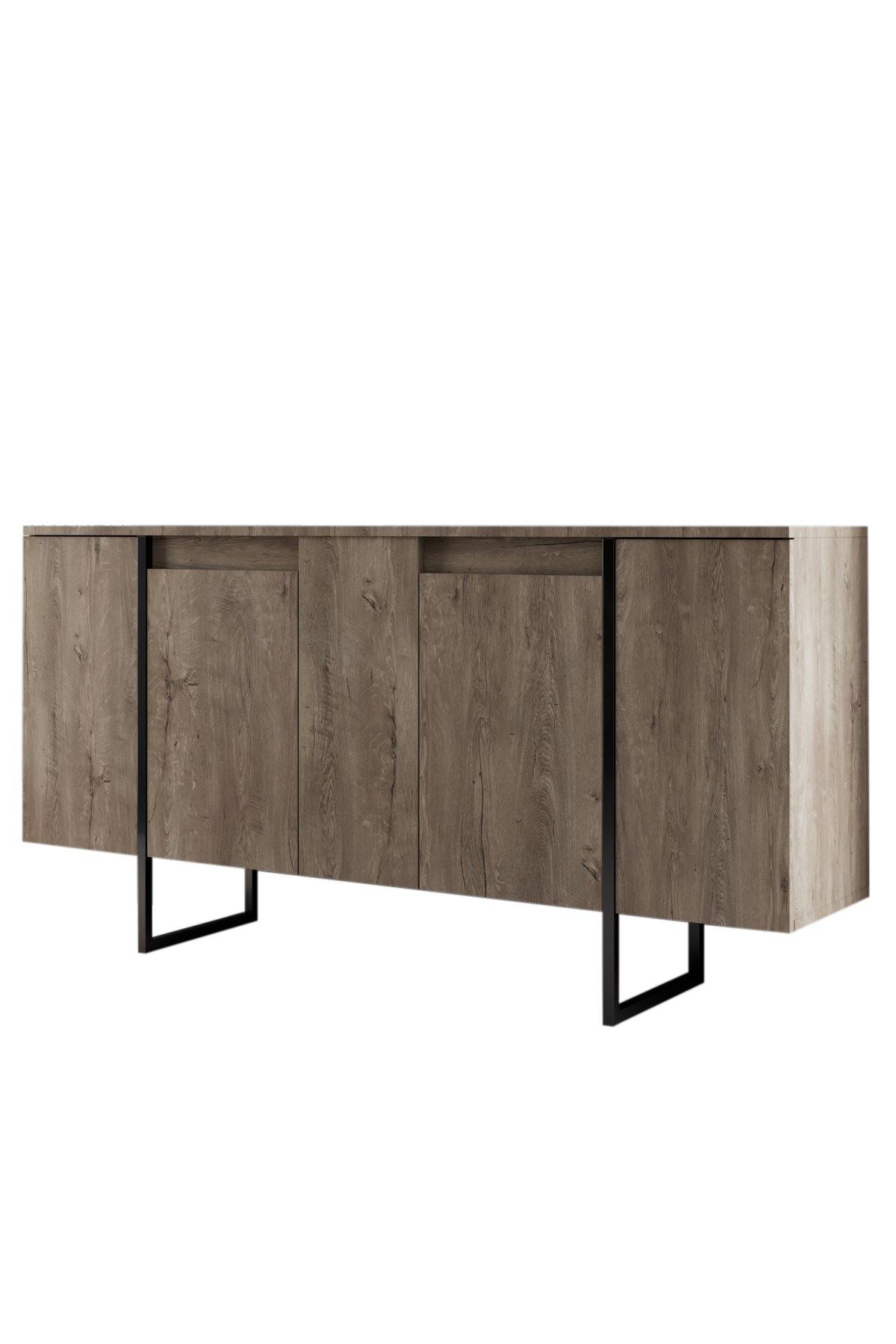 Μπουφές Καρυδί
Μαύρο 160x35x80cm | 618BLY1177