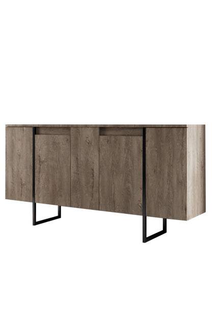 Μπουφές Καρυδί
Μαύρο 160x35x80cm | 618BLY1177