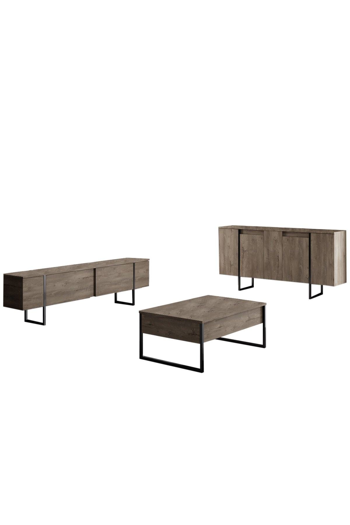 Μπουφές Καρυδί
Μαύρο 160x35x80cm | 618BLY1177