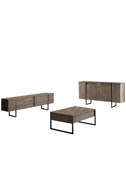 Μπουφές Καρυδί
Μαύρο 160x35x80cm | 618BLY1177