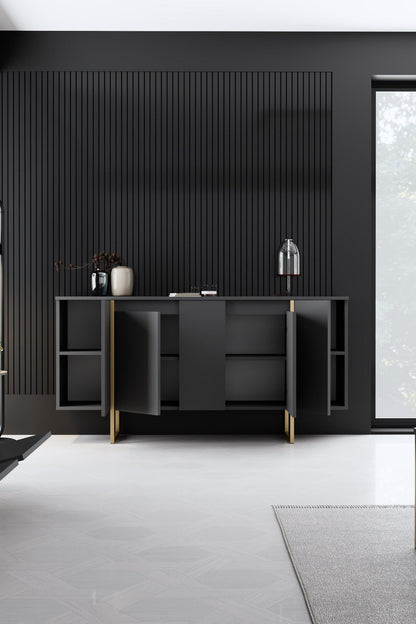 Μπουφές Ανθρακί
Χρυσό 160x35x80cm | 618BLY1178