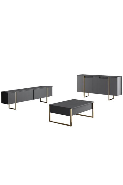 Μπουφές Ανθρακί
Χρυσό 160x35x80cm | 618BLY1178