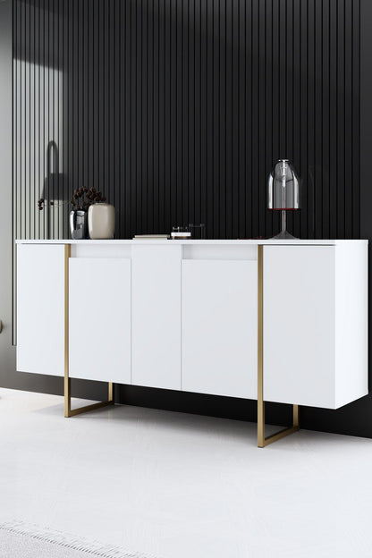 Μπουφές Λευκό
Χρυσό 160x35x80cm | 618BLY1179
