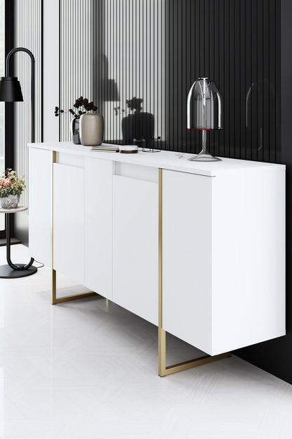 Μπουφές Λευκό
Χρυσό 160x35x80cm | 618BLY1179