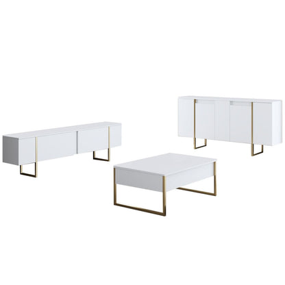 Μπουφές Λευκό
Χρυσό 160x35x80cm | 618BLY1179