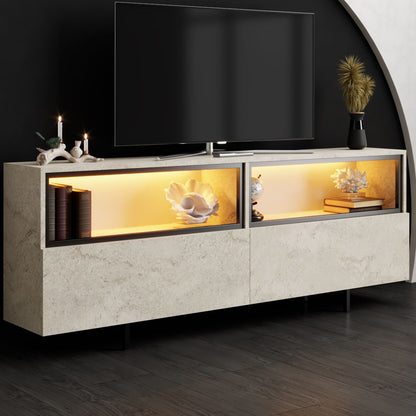 Έπιπλο Τηλεόρασης TV Βάση Σύνθεση Travertine | 618BLY1290