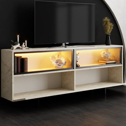 Έπιπλο Τηλεόρασης TV Βάση Σύνθεση Travertine | 618BLY1290