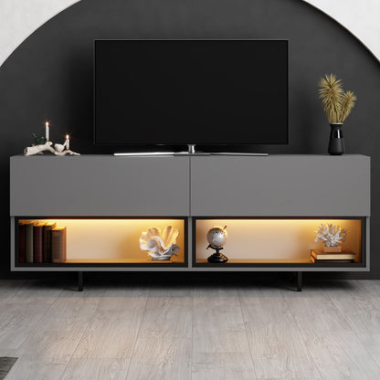 Έπιπλο Τηλεόρασης TV Βάση Σύνθεση Ανθρακί | 618BLY1291