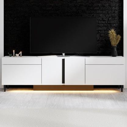 Έπιπλο Τηλεόρασης TV Βάση Σύνθεση Λευκό | 618BLY1298