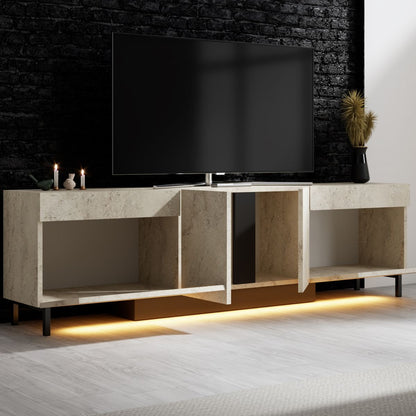 Έπιπλο Τηλεόρασης TV Βάση Σύνθεση Travertine | 618BLY1299
