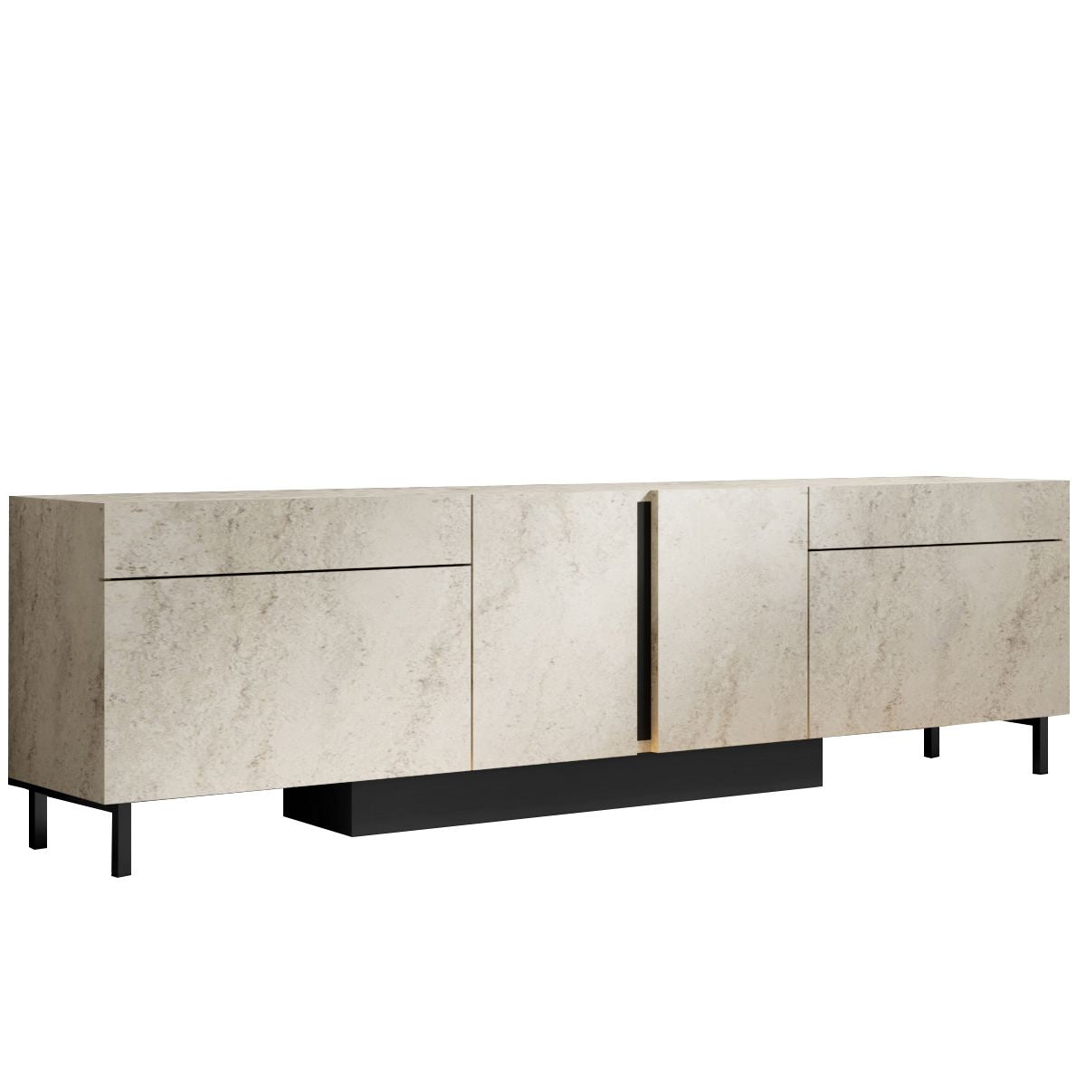 Έπιπλο Τηλεόρασης TV Βάση Σύνθεση Travertine | 618BLY1299
