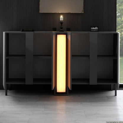 Μπουφές Ανθρακί 155x32x85cm | 618BLY1304