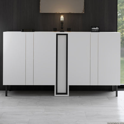 Μπουφές Λευκό 155x32x85cm | 618BLY1305