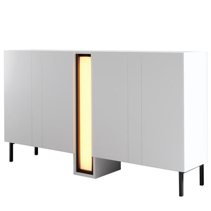 Μπουφές Λευκό 155x32x85cm | 618BLY1305