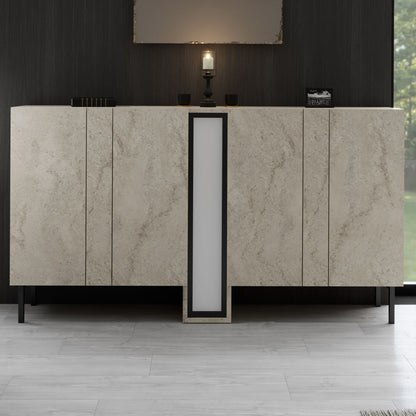 Μπουφές Τραβερτίνη 155x32x85cm | 618BLY1306