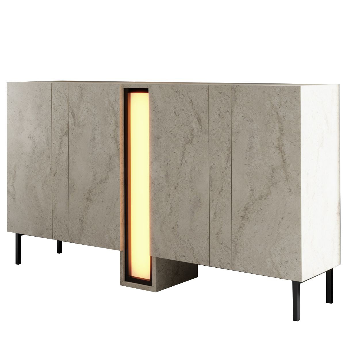 Μπουφές Τραβερτίνη 155x32x85cm | 618BLY1306