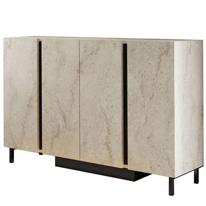 Μπουφές Τραβερτίνη 127x32x80cm | 618BLY1309