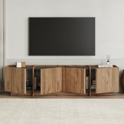 Έπιπλο Τηλεόρασης TV Βάση Σύνθεση Atlantic Pine Ανθρακί | 632NRD1106
