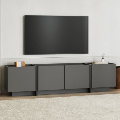Έπιπλο Τηλεόρασης TV Βάση Σύνθεση Ανθρακί Μαύρο | 632NRD1108