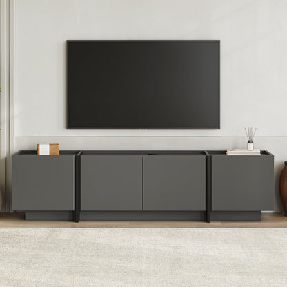 Έπιπλο Τηλεόρασης TV Βάση Σύνθεση Ανθρακί Μαύρο | 632NRD1108
