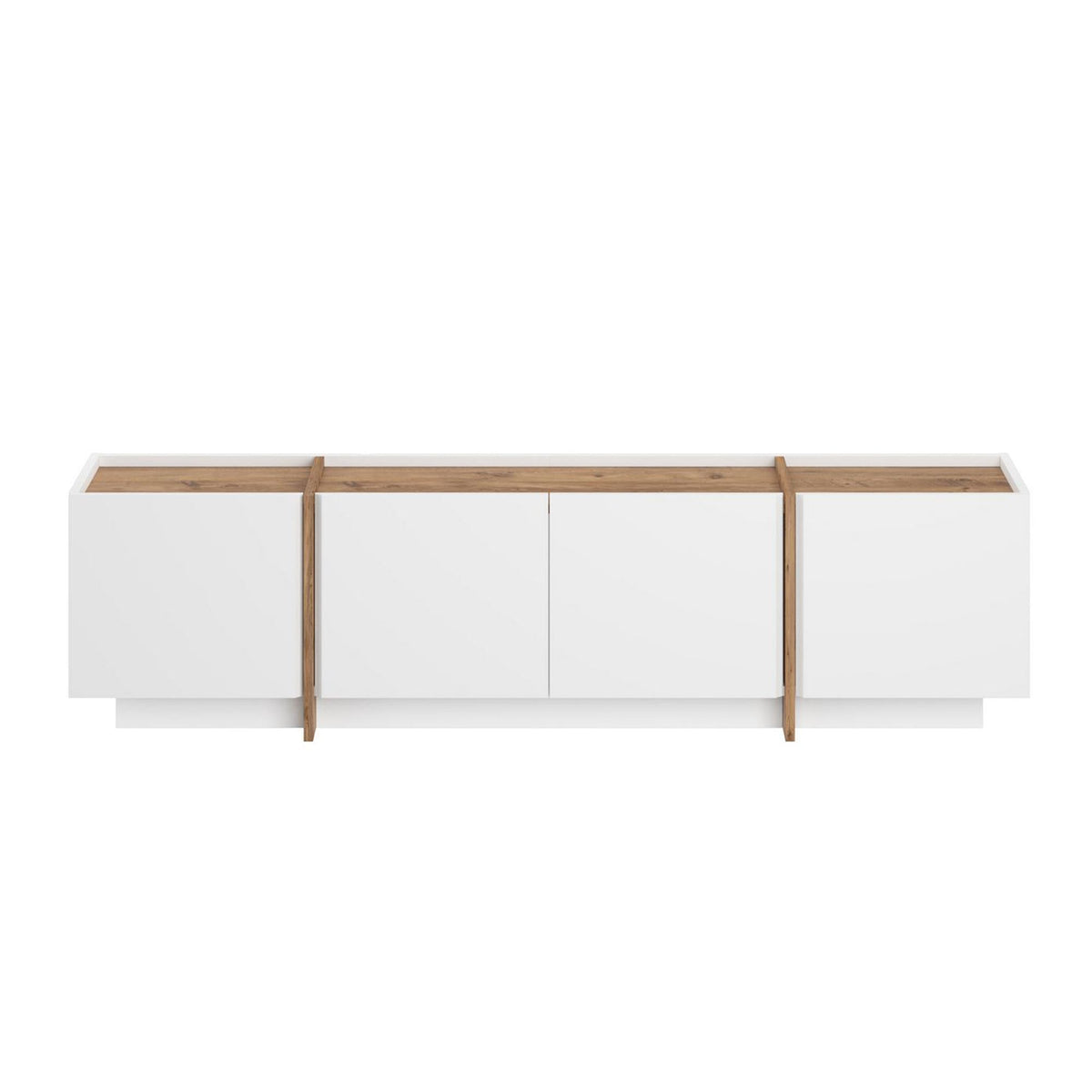 Έπιπλο Τηλεόρασης TV Βάση Σύνθεση Λευκό Atlantic Pine | 632NRD1109