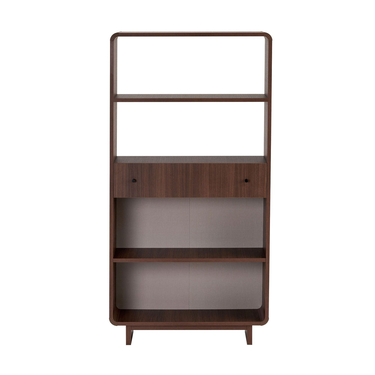 Βιβλιοθήκη Καρυδί 78x153x34 εκ 632NRD1118