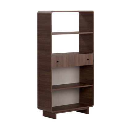 Βιβλιοθήκη Καρυδί 78x153x34 εκ 632NRD1118